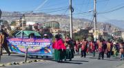 El Conamaq marcha en La Paz; piden la renuncia de Paz, pero están dispuestos al diálogo