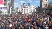 Antes de la jornada violenta, un dirigente de los cooperativistas incitó al enfrentamiento y a cercar Plaza Murillo