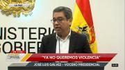 El vocero Gálvez precisa que Argollo y la marcha evista están al margen de la ley