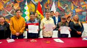 Gobierno logra acuerdos con la Central Obrera de El Alto y el magisterio