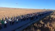 La marcha evista llega esta tarde a Achica Arriba y Morales elogia a los bloqueadores