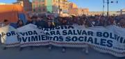 MARCHA EVISTA LLEGA A EL ALTO Y PREVÉ INGRESAR A LA PAZ ESTE LUNES