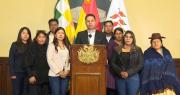 Lara le pide al presidente agotar el camino del diálogo y que “escuche a los miembros de la COB”