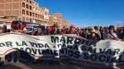 Entre gritos de que renuncie Paz, marcha evista llega a El Alto y prevé ingresar a La Paz este lunes