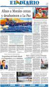 Portadas de los periódicos de Bolivia del lunes 18 de mayo del 2026
