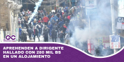 Aprehenden a dirigente hallado con 280 mil Bs en un alojamiento
