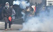 Violencia en La Paz: marchistas intentan ingresar a la Plaza Murillo y se enfrentan con policías
