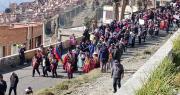 Sube la tensión en La Paz: Tres marchas llegan a la sede del Gobierno de Bolivia para protestar contra Rodrigo Paz