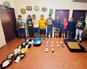 Puerto Quijarro: allanan casa usada como centro de acopio de drogas