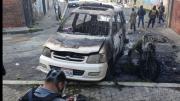 Violenta jornada en La Paz: queman vehículos policiales y saquean el Tribunal de Justicia