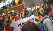 Autoconvocados marchan por el centro de La Paz en contra de los bloqueos
