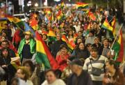 Una movilización en el centro de Bolivia exige el cese de los bloqueos de carreteras