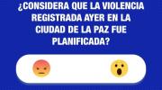 El 79 % cree que la violencia en La Paz fue planificada, según sondeo de Brújula Digital