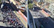 Juntas vecinales de Palca marchan en el centro de la ciudad de La Paz contra el Gobierno