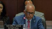 Secretario General de la OEA expresa respaldo al gobierno de Paz y llama a movilizados a deponer la violencia