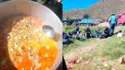 Choferes varados en Desaguadero sobreviven con ollas comunes y solidaridad vecinal