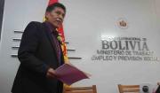 Ministro de trabajo pone a disposición su cargo con el objetivo de pacificar el país