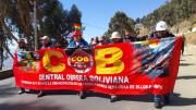 Dirigentes de la COB rechazan la posesión de Bascopé como ministro de Trabajo y exigen la renuncia de Paz