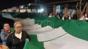 Se inicia la marcha por la democracia hacia la plaza 24 de Septiembre
