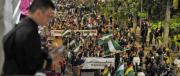Marchas en 3 regiones piden respeto a la democracia