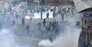 Marchistas otra vez intentan ingresar a la Plaza Murillo y son gasificados