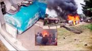 La Felcc investiga muerte de baleado, robo de armas y quema de vehículos en Santa Fe