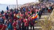 Movilización convocada por la organización Tupac Katari baja a La Paz exigiendo la renuncia del presidente