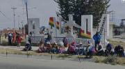 Bloqueadores impiden ingreso y salida de pasajeros en el aeropuerto de El Alto