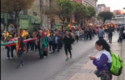 “Queremos trabajar”: Autoconvocados marchan en La Paz y piden levantar los bloqueos