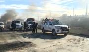 Bloqueadores atacan con piedras a policías y militares en Apacheta, ruta La Paz-Oruro
