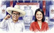 Keiko Fujimori lidera con 39.5% frente a Roberto Sánchez con 36.1%