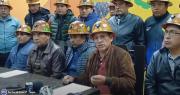 Mineros de Oruro dicen que la COB está “engañando a los campesinos” y al presidente le piden resultados