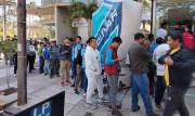 ‘Locura’ copera de los hinchas de Bolívar en Santa Cruz por duelo de Libertadores