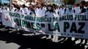 Médicos marcharán este jueves en La Paz: alertan que hospitales podrían quedarse sin oxígeno en cinco días