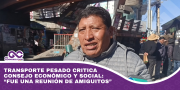 Transporte pesado critica Consejo Económico y Social: “Fue una reunión de amiguitos”