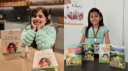 Con sólo 9 años, Samantha Pacheco presenta su quinto libro en la Feria del Libro de Santa Cruz