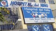 Hospital del Niño suspende cirugías programadas por escasez de oxígeno medicinal