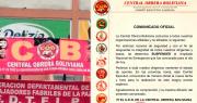 Por seguridad, COB suspende el ampliado donde decidiría si iba a asistir al diálogo