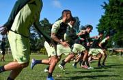 La Verde trabaja con 13 jugadores en prácticas a puertas cerradas