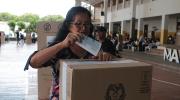 Colombia cierra los colegios electorales y empieza el conteo de los votos para presidente
