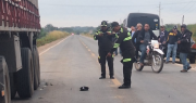 Motociclista queda gravemente herido tras chocar contra un camión varado en el bloqueo de San Julián