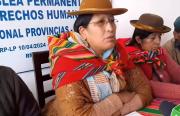 Desmienten desaparición de Rosalía Churqui, representante de Derechos Humanos