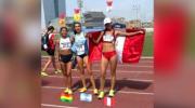Atleta Benita Parra sube al podio e impone nuevo récord nacional