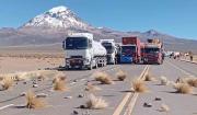 Persisten 90 bloqueos en siete departamentos al cumplirse 33 días de conflicto
