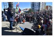 La tregua planteada por el presidente es respondida con la lucha continúa