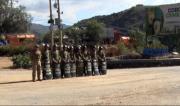Militares y policías mantienen el control del puente Parotani para evitar nuevos bloqueos