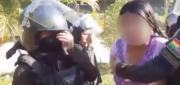POLICÍA APREHENDE A UNA MUJER CON BS 14.000 TRAS DESALOJO DE CAMPO PETROLERO EN SANTA ROSA DEL SARA
