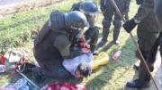 Tras enfrentamiento, Policía recupera el pozo petrolero tomado por campesinos en Santa Rosa del Sara