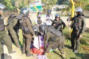 Nueve aprehendidos por desbloqueo en Santa Rosa del Sara; una mujer fue encontrada con Bs 14 mil
