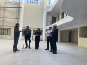 Autoridades electorales verifican avances en refacción de Infraestructura del TED Chuquisaca